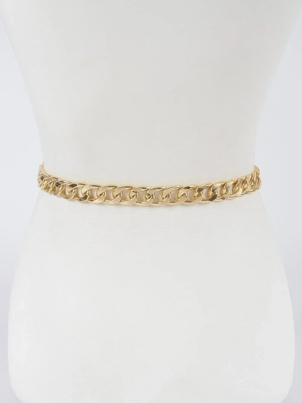 Monotone Plus Size Chain Belt